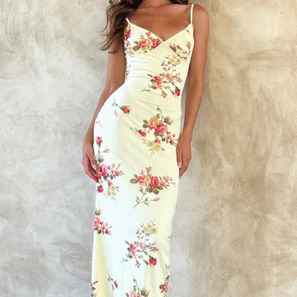 Tiger Mist Julianna dress yellow Print